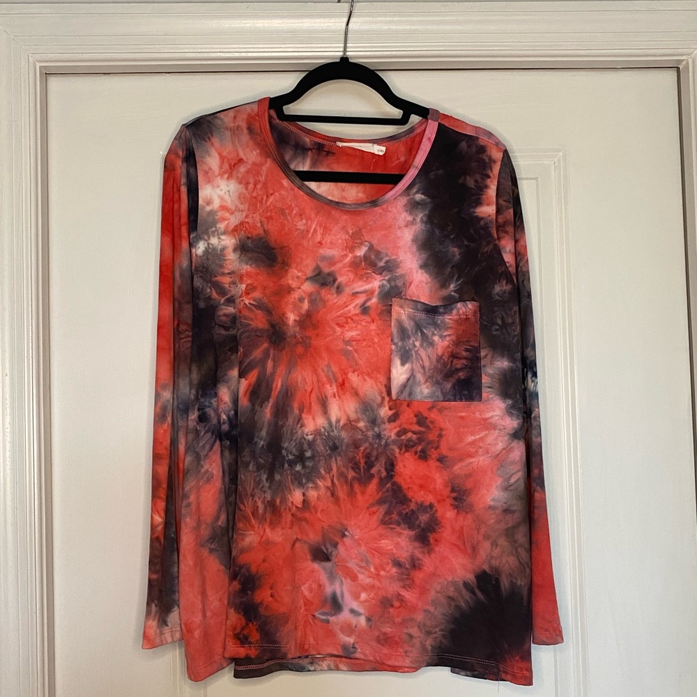 Tie Dye Long Sleeved Tee